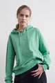 Lenzi Hoody in mattgrün für Frauen