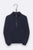 Theo Longsleeve in navy Rippjersey mit Zipper für Kinder