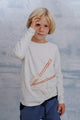 Tommy longsleeve in grau mit dem Chopsticks Print